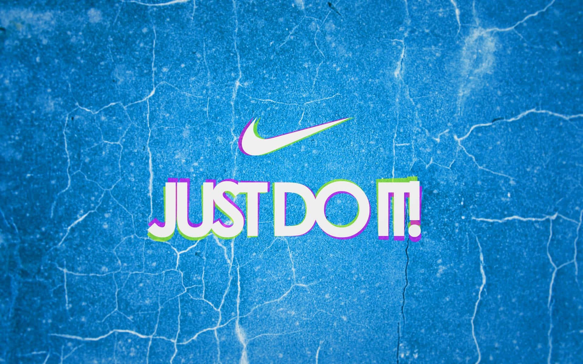 White Nike Just Do It