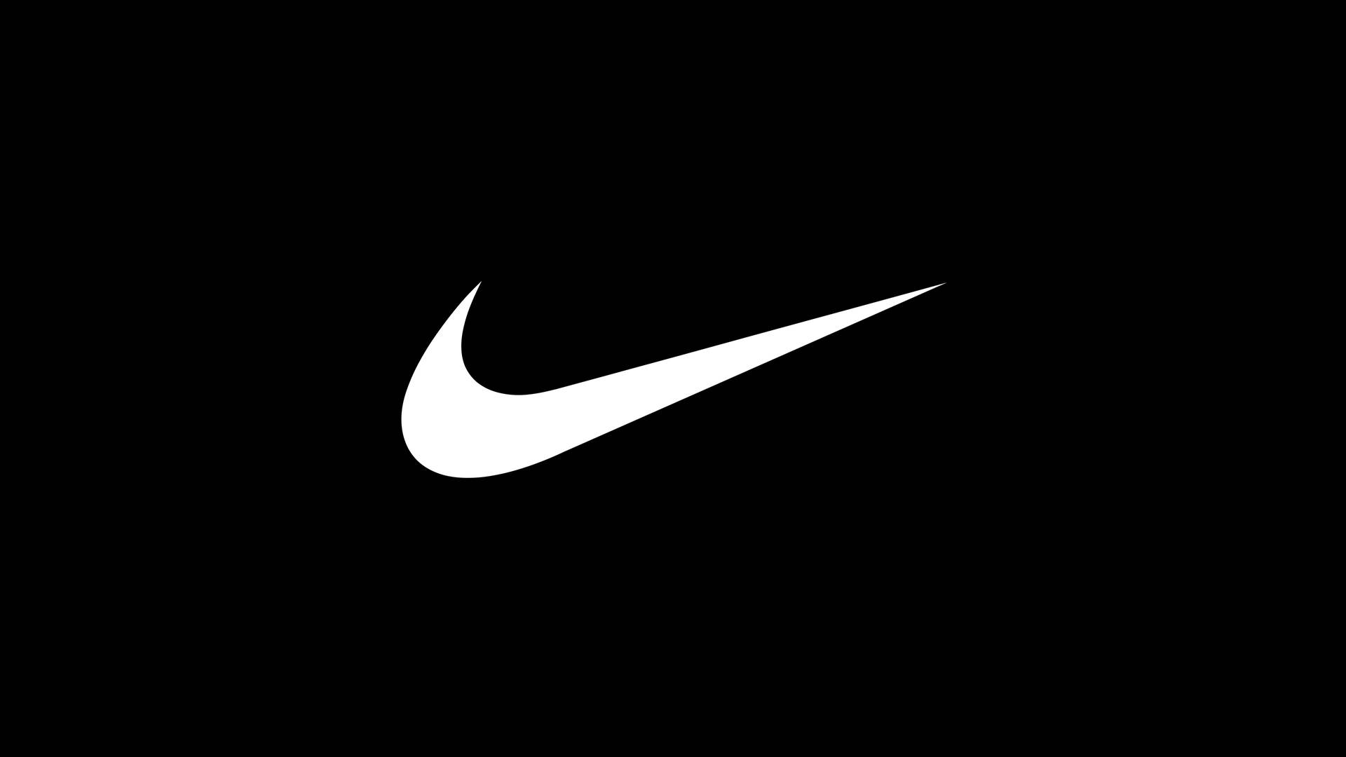 White Nike Swoosh Background