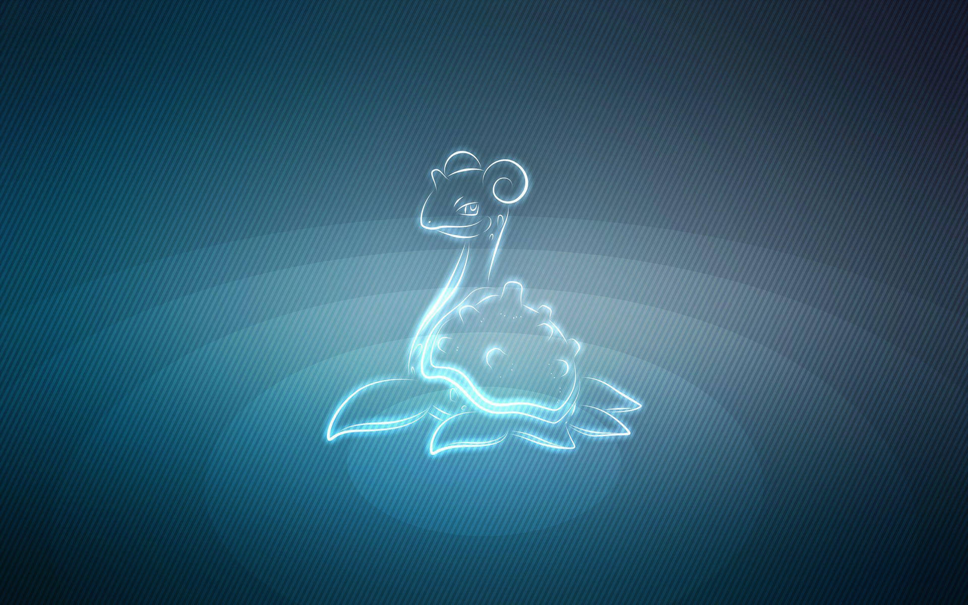 White Outline Lapras Background