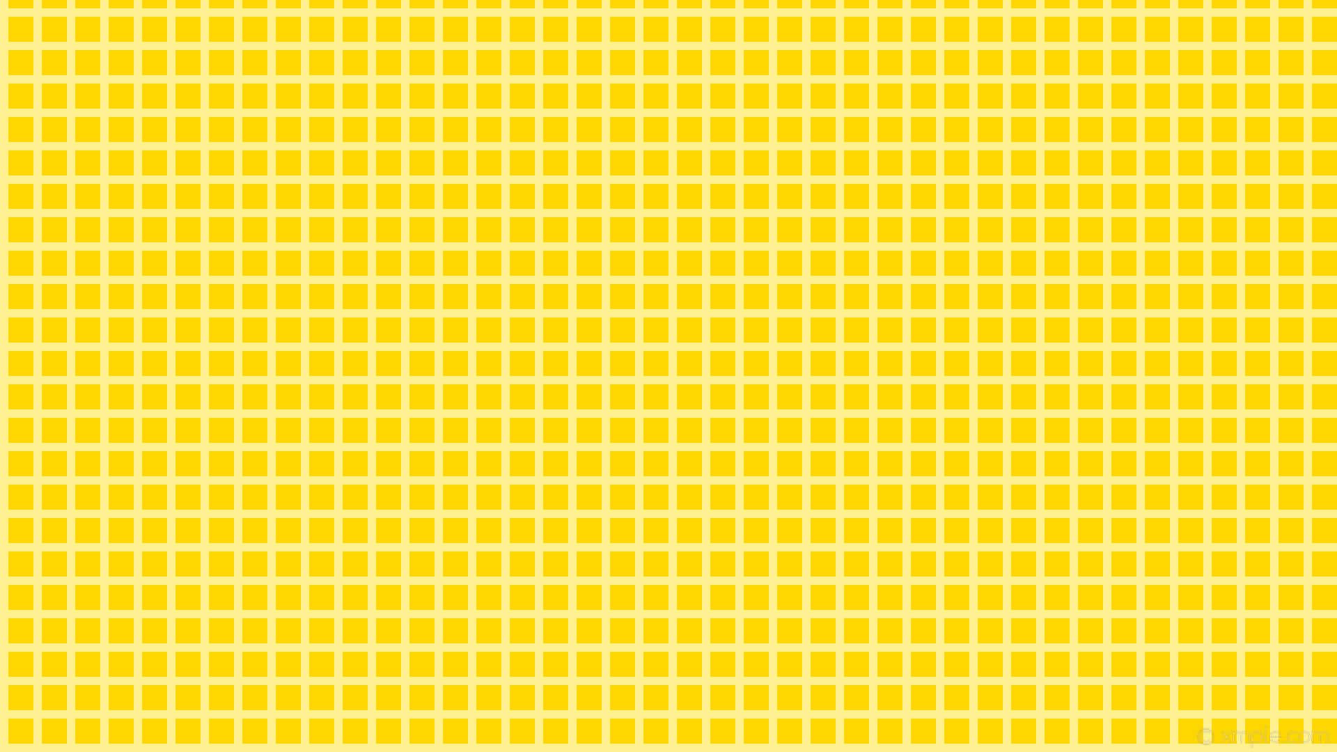 White Pillow On A Vibrant Yellow Plaid Aesthetic Background