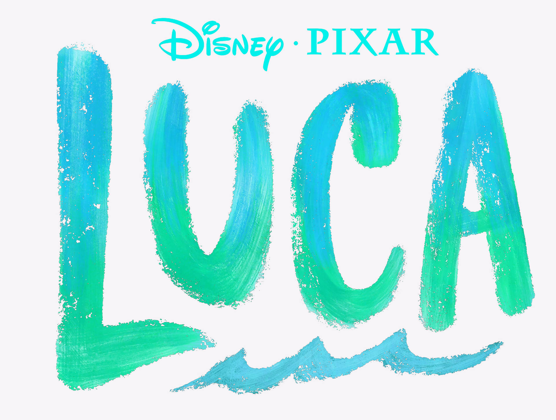 White Pixar Luca Poster