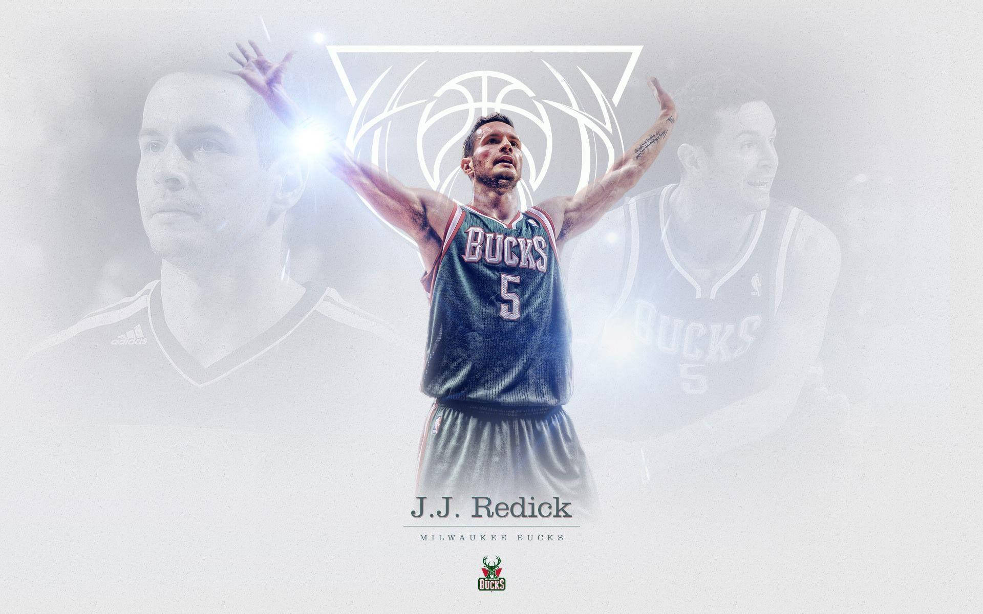White Poster Of Jj Redick Background