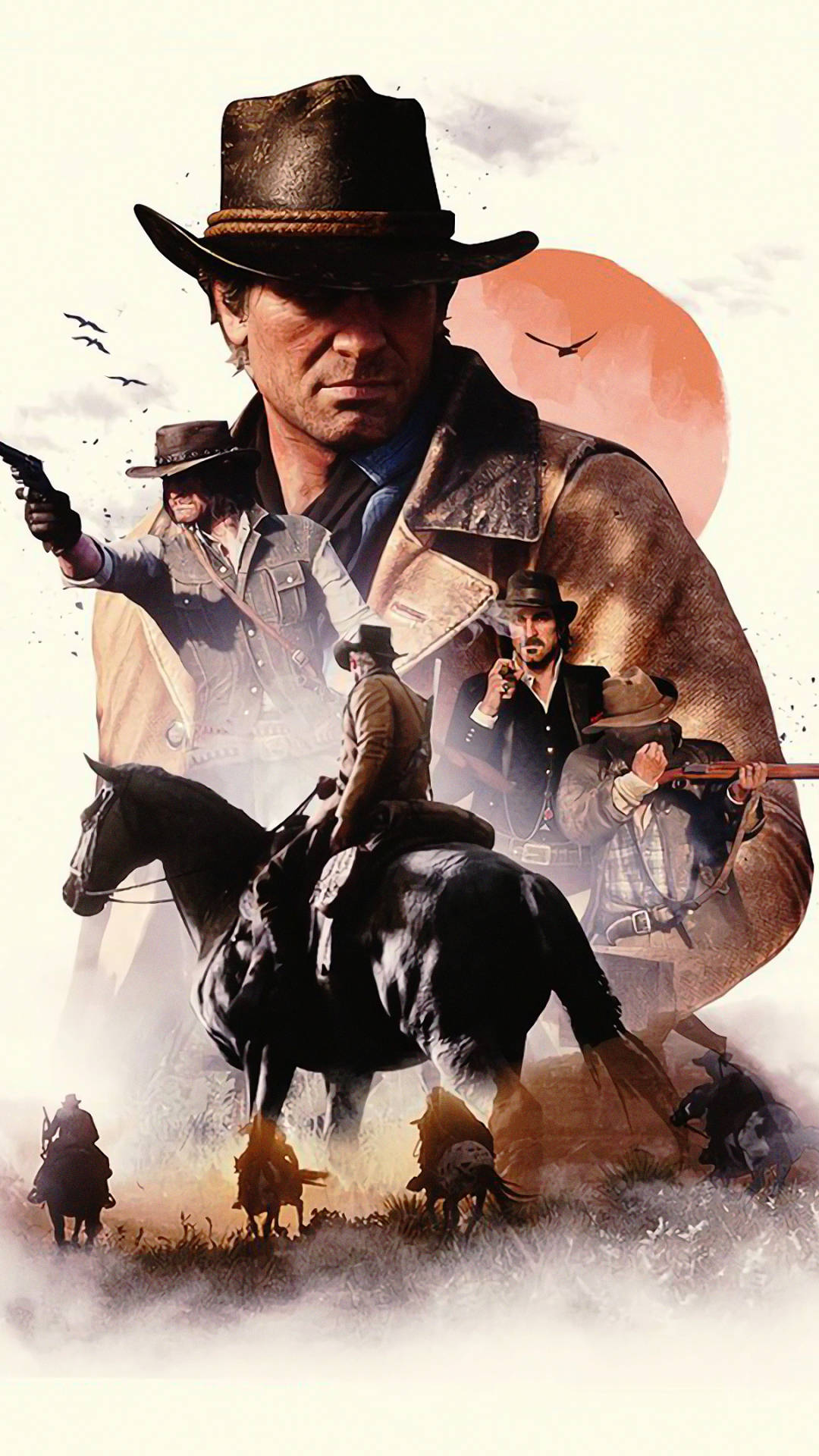 White Red Dead Iphone Background