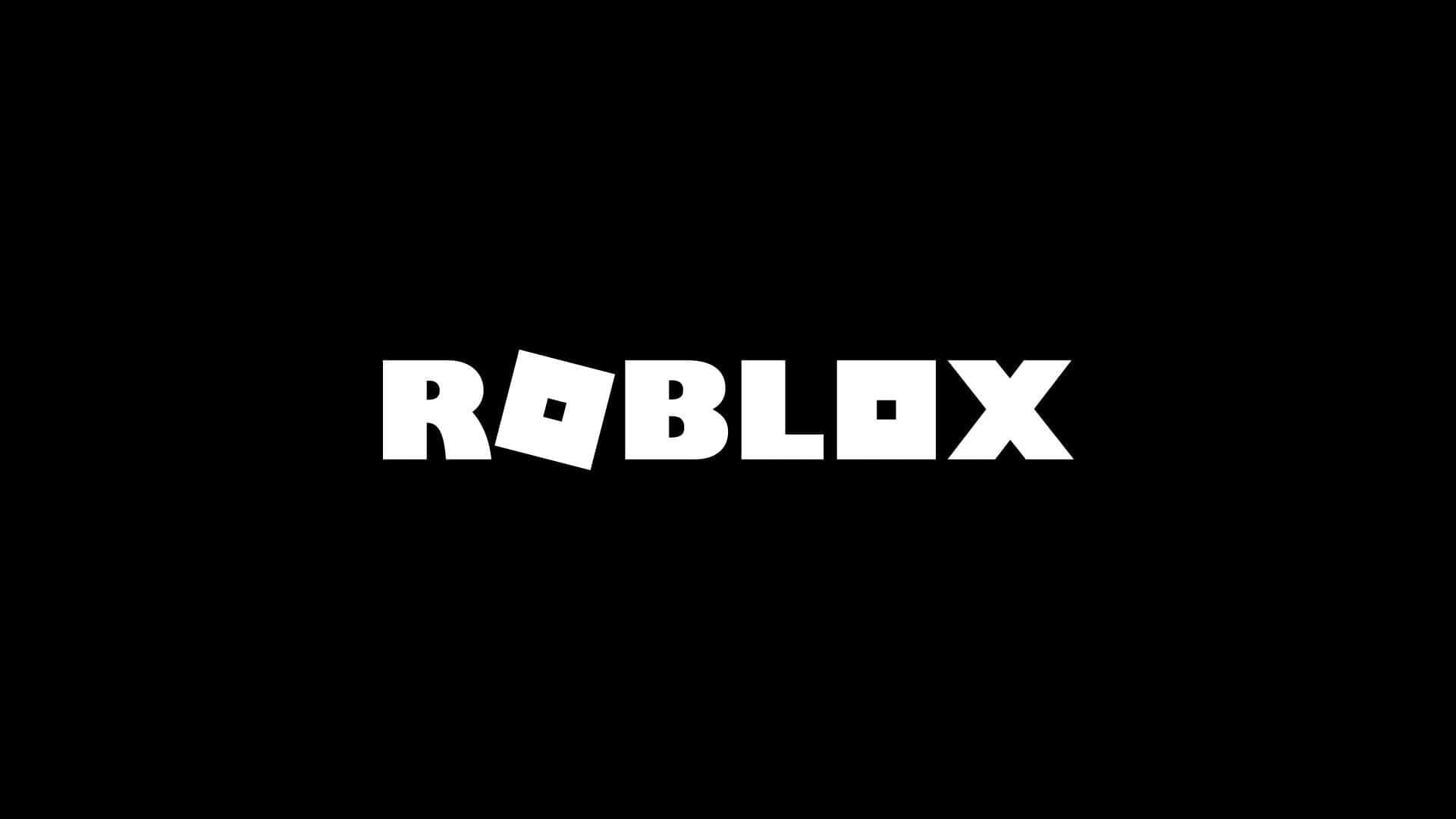 White Roblox Logo Background