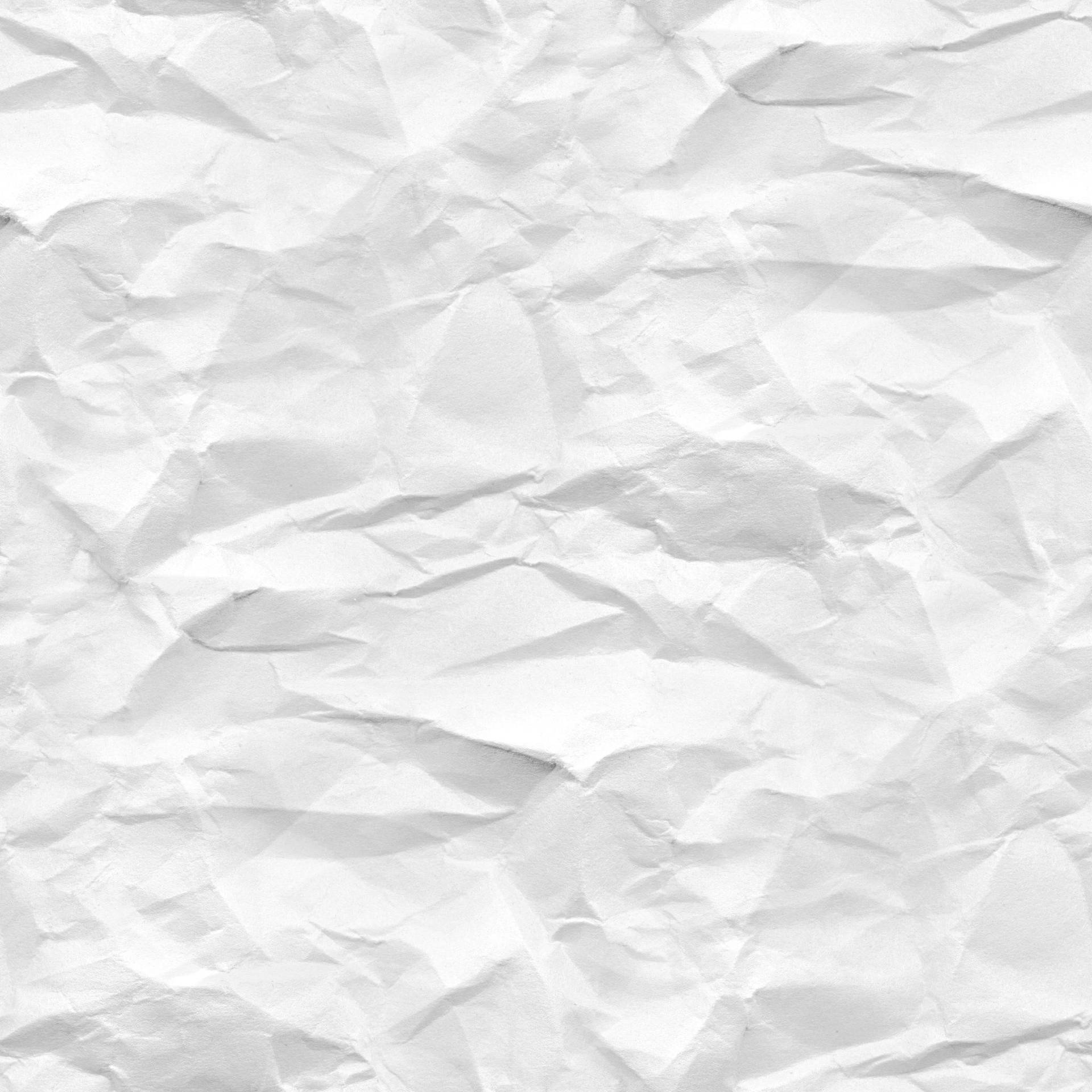 White Seamless Crumpled Paper