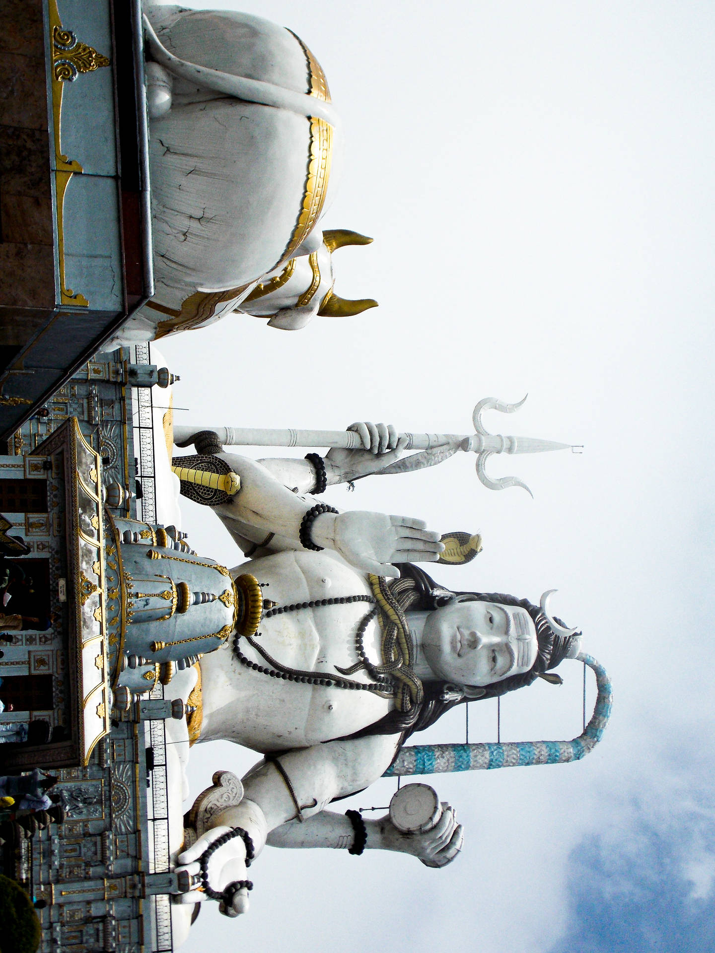 White Shiva Statute Background