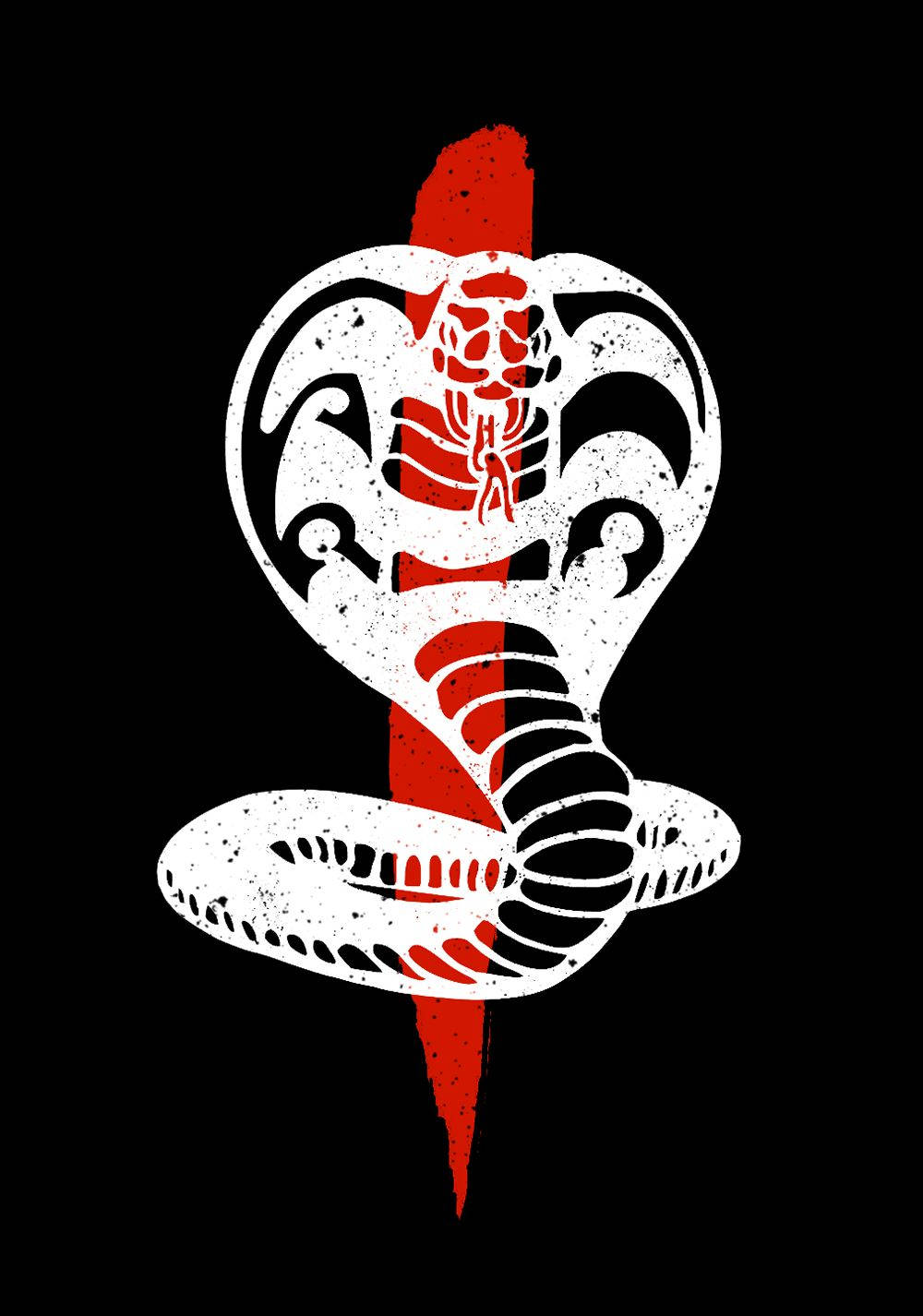 White Snake As A Cobra Kai Phone Background