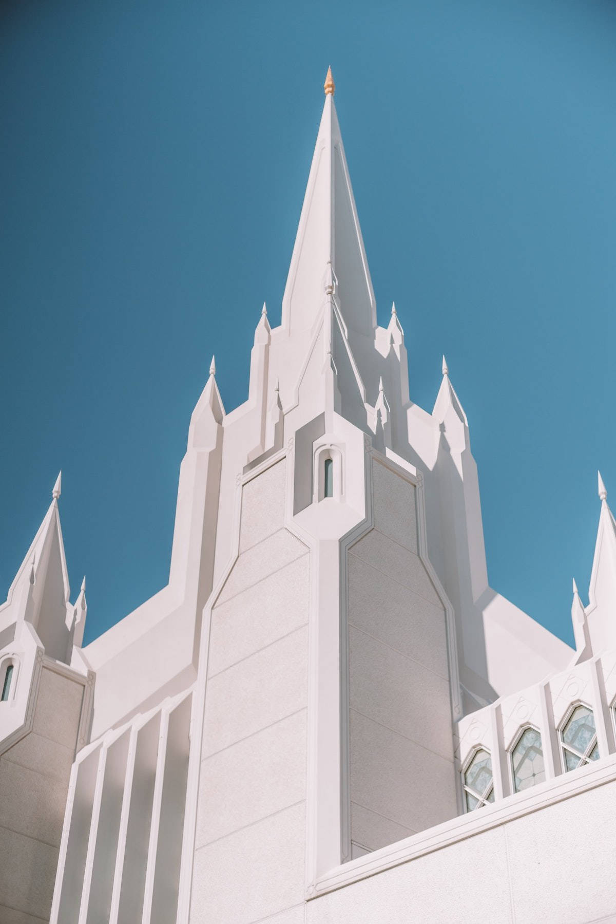 White Temple At San Diego Background