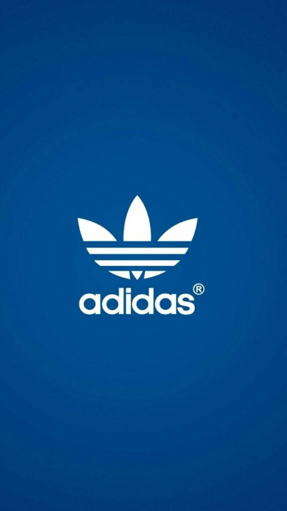 White Three-leafed Logo Adidas Iphone Background