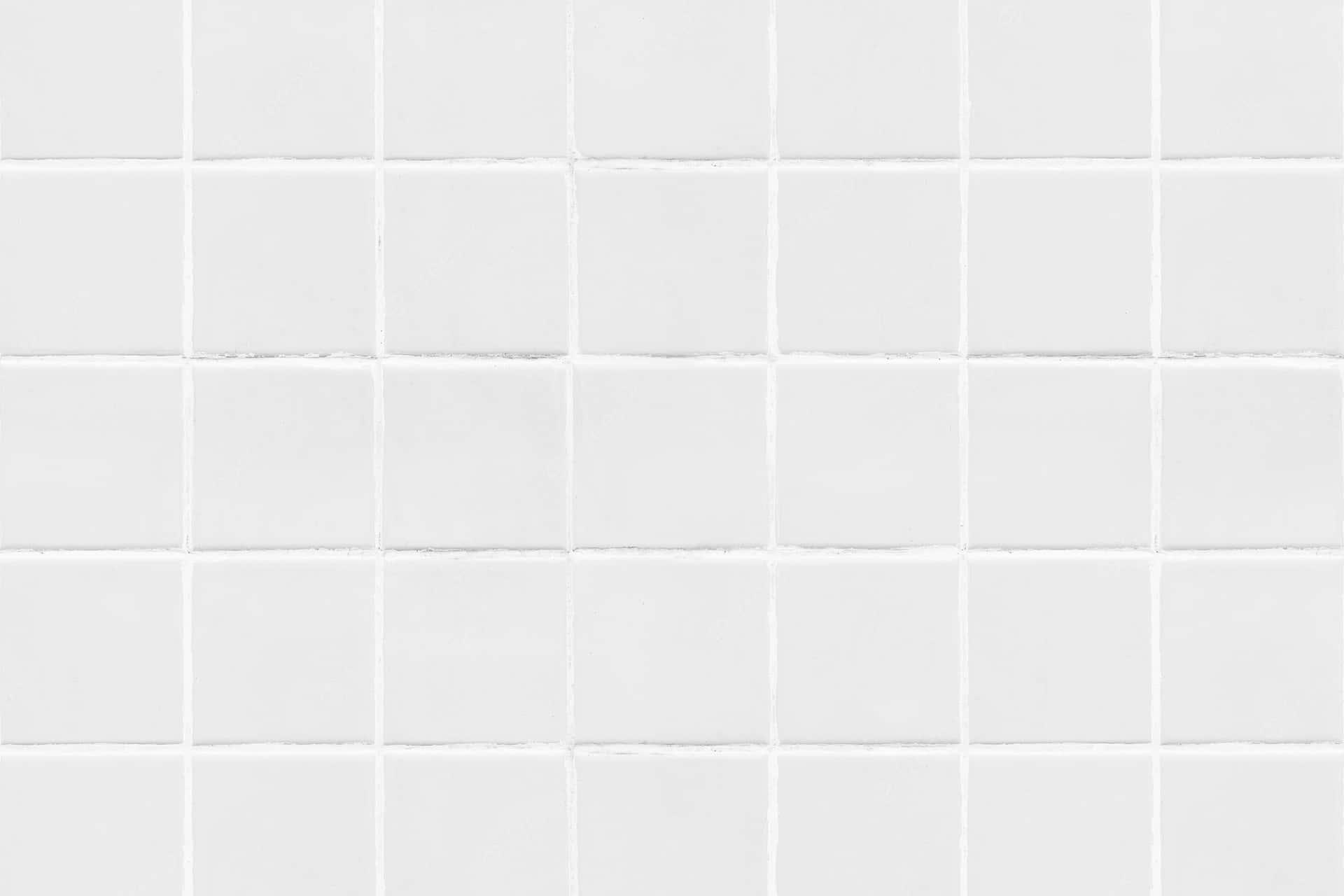 White Tile With Squares On It Background