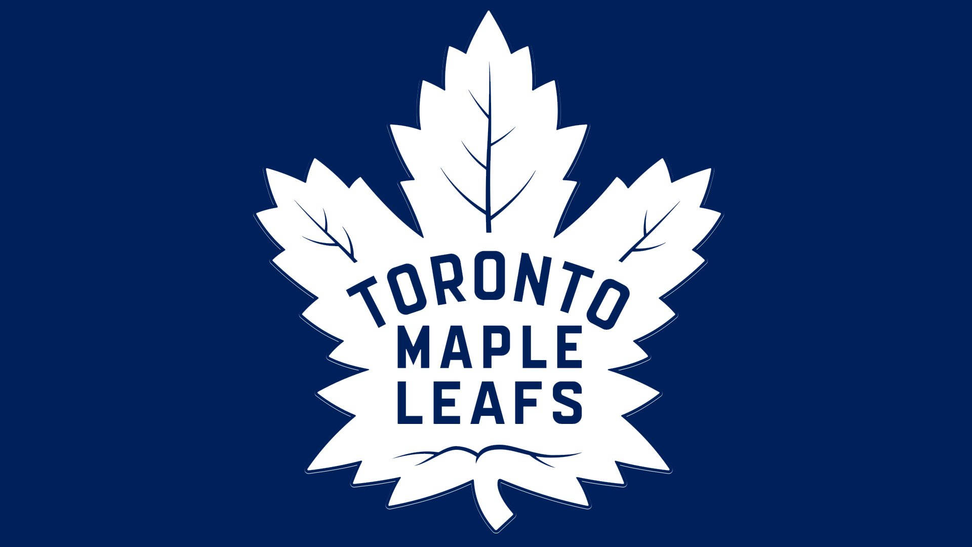 White Toronto Maple Leafs Logo Background