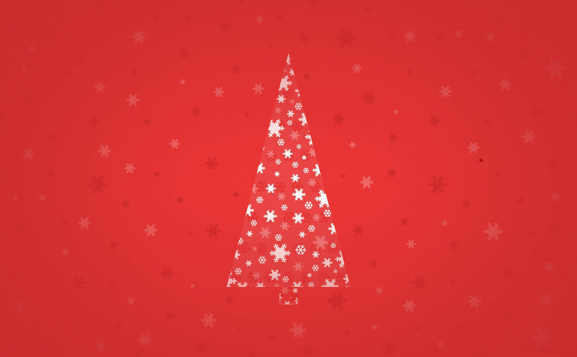 White Tree In Christmas Background Background