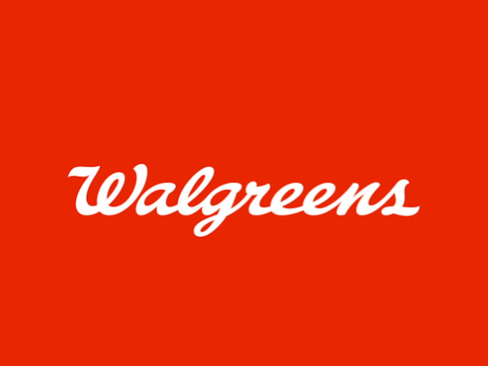 White Walgreens Logo Red