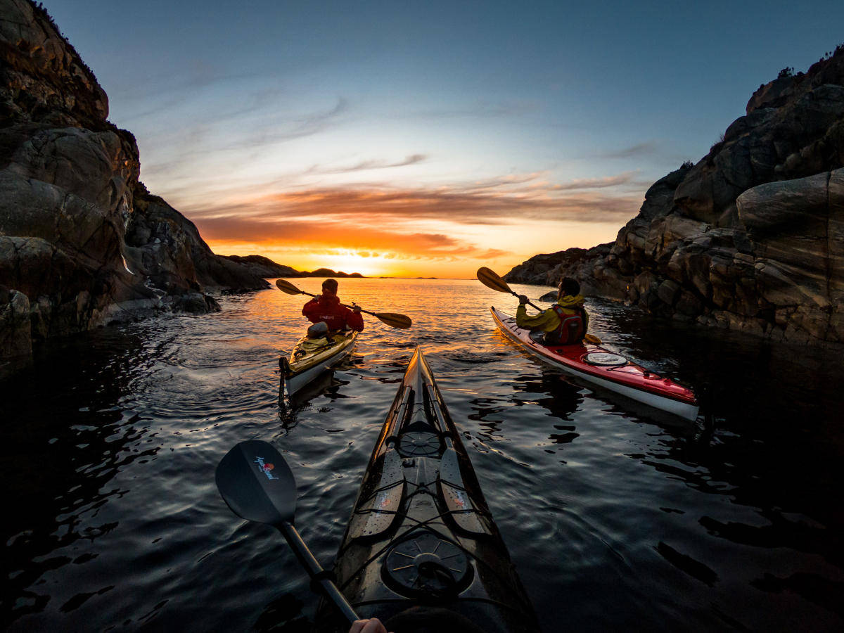 White Water Kayaking Background