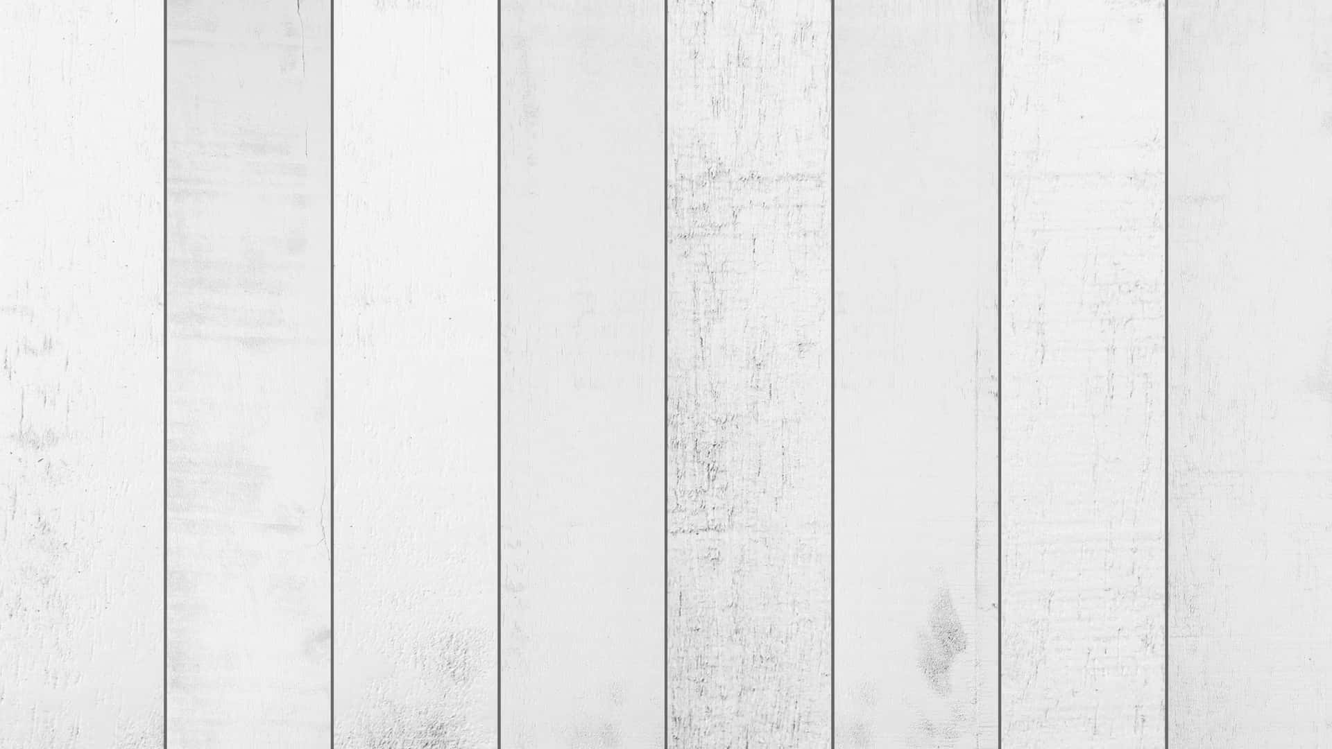 White Wooden Planks Texture Background