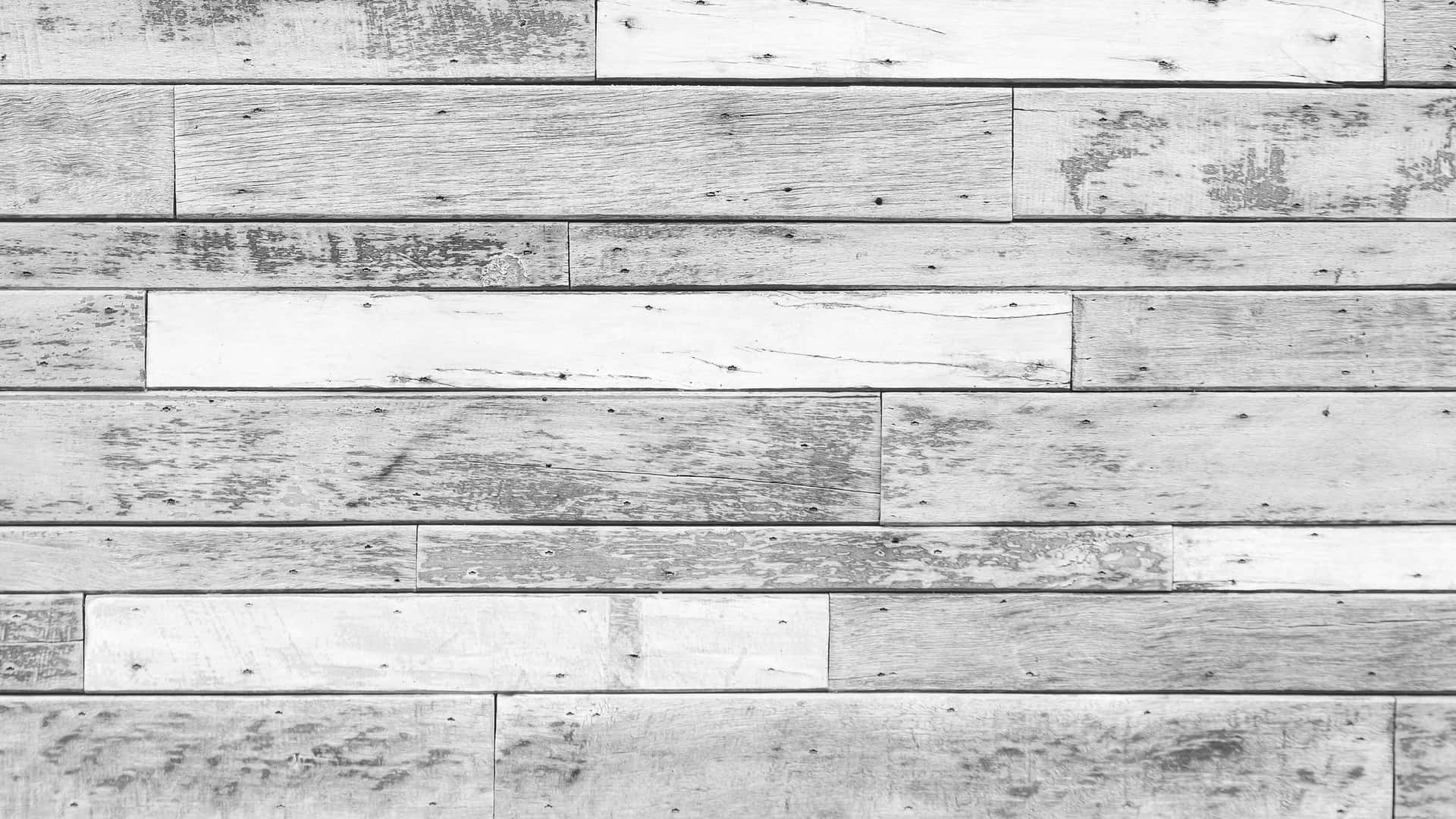 White Wooden Planks Texture Background