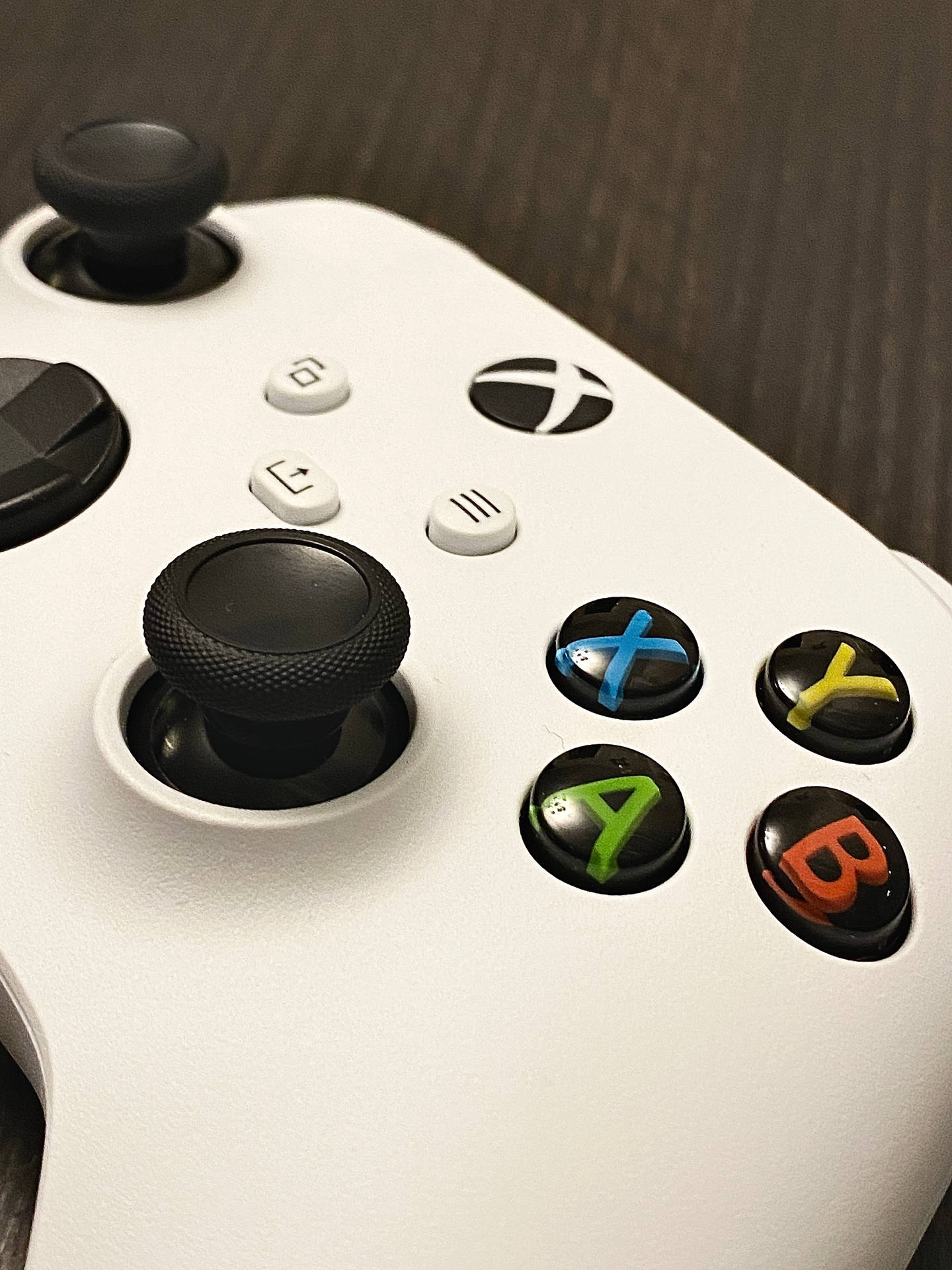 White Xbox Joysticks Background