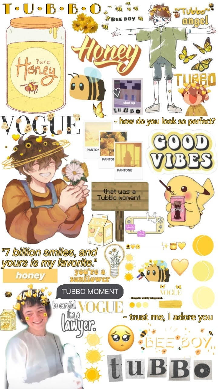 White Yellow Aesthetic Tubbo