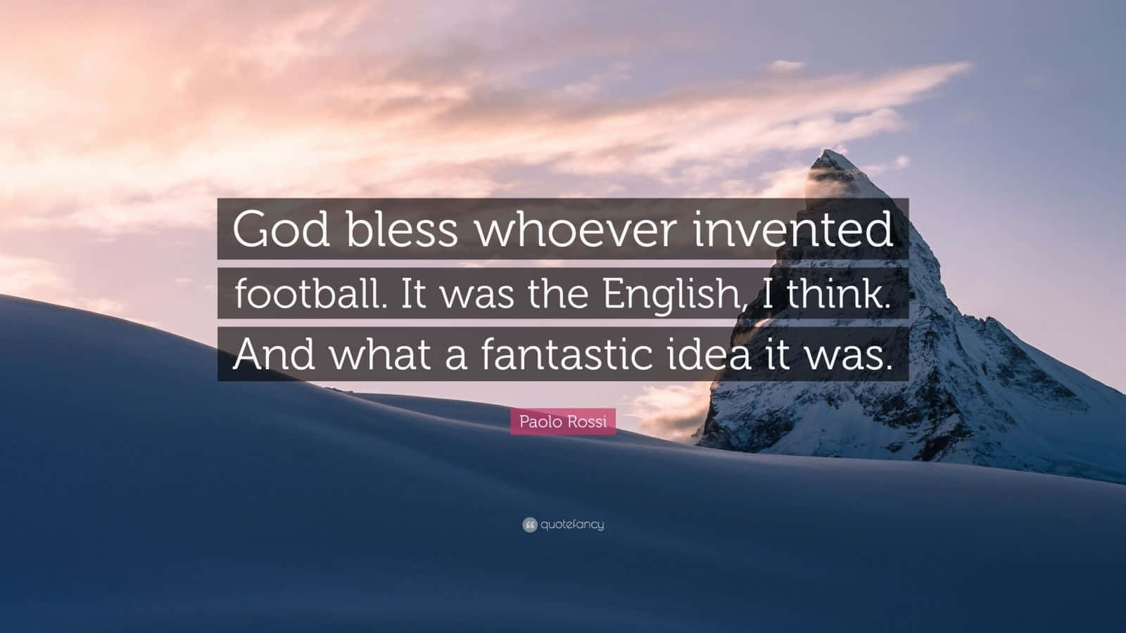 Whoever God Bless Paolo Rossi Background
