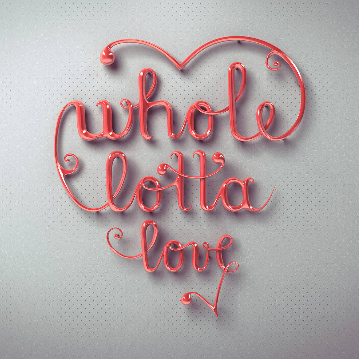 Whole Lotta Red Love Background