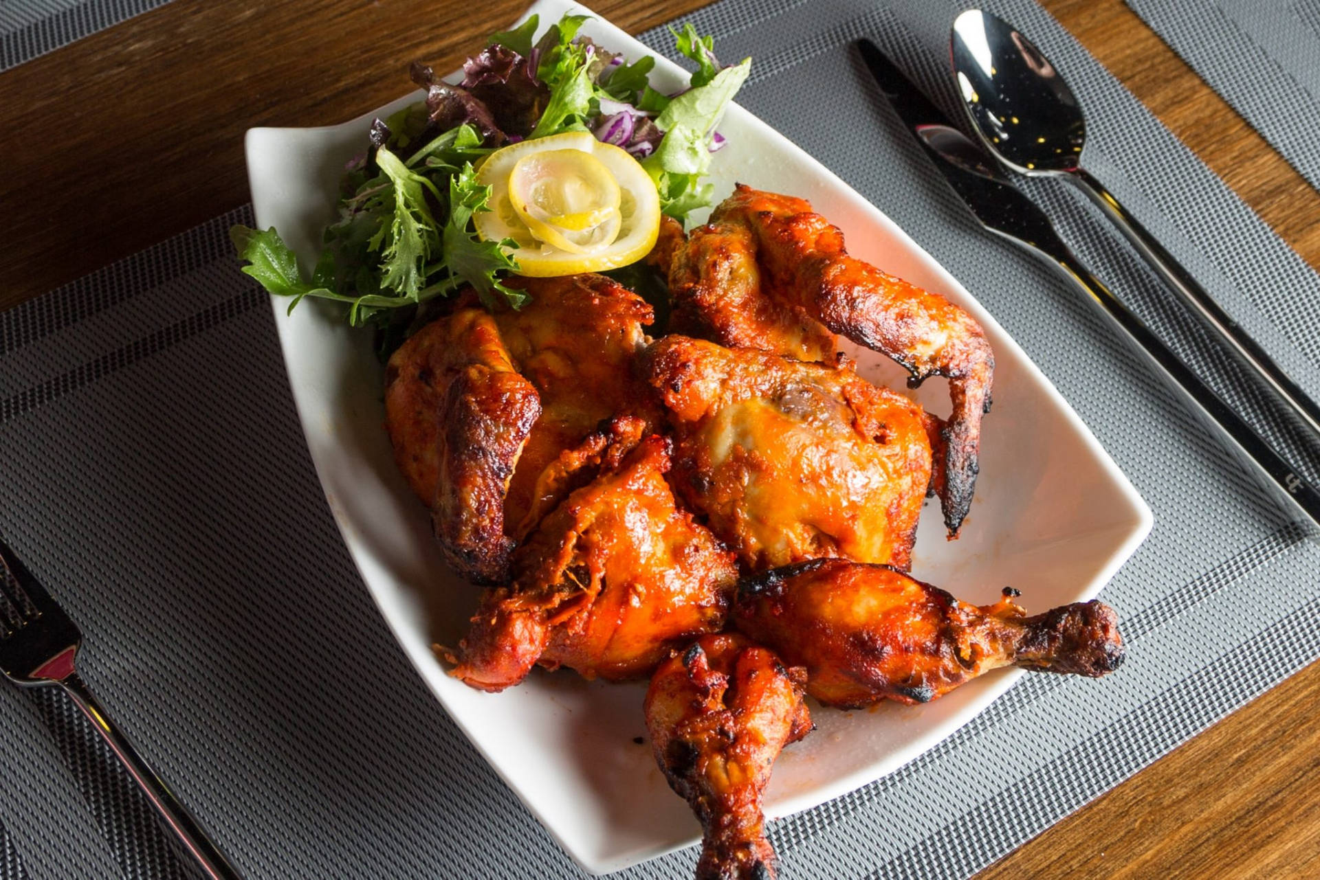 Whole Tandoori Chicken Background