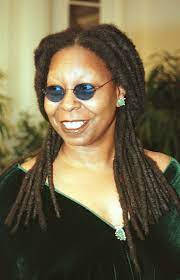 Whoopi Goldberg Dark Green Dress