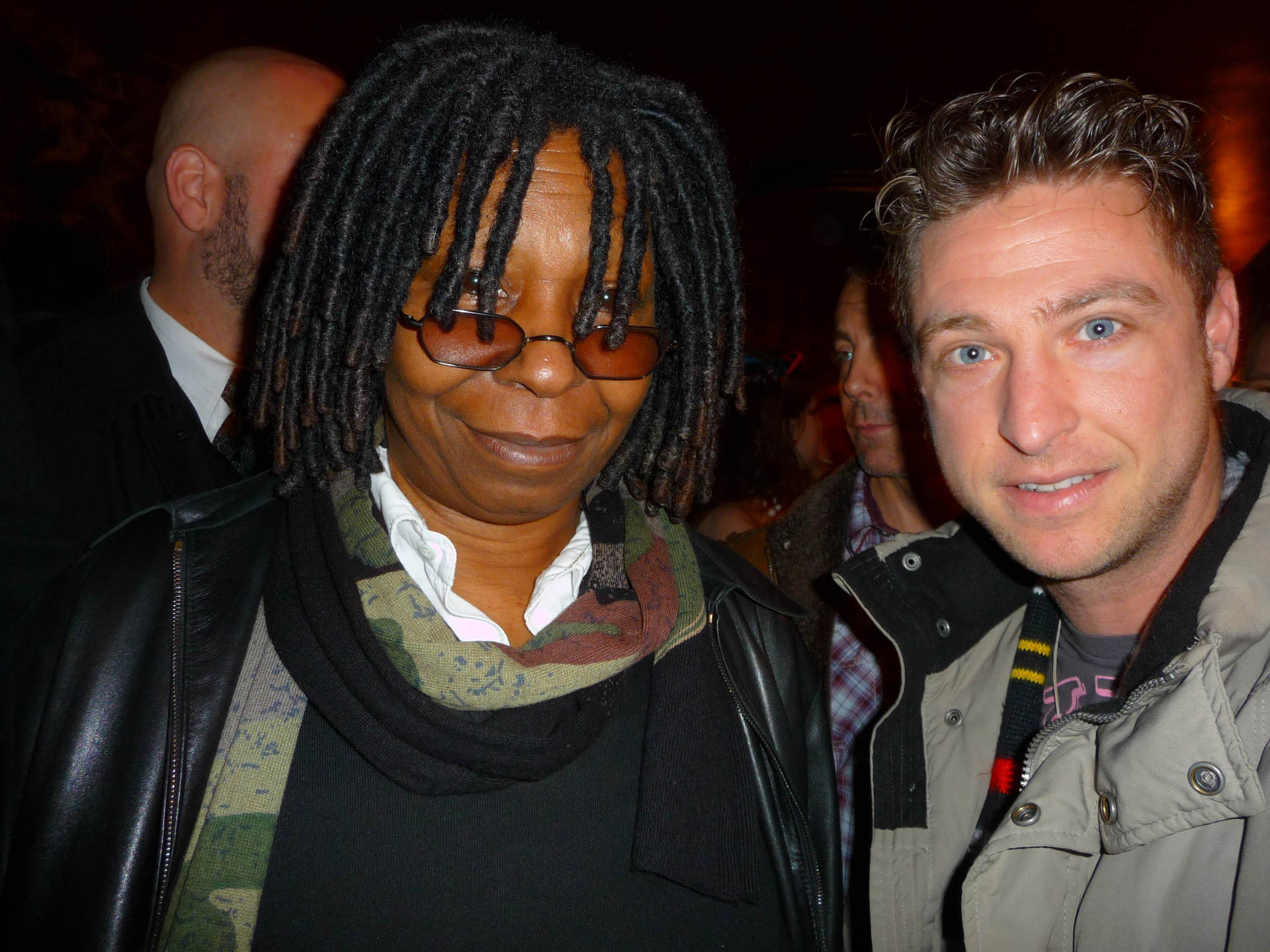 Whoopi Goldberg With Fan