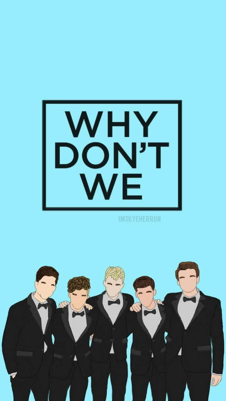 Why Don't We Art Wearing Tuxedos Background