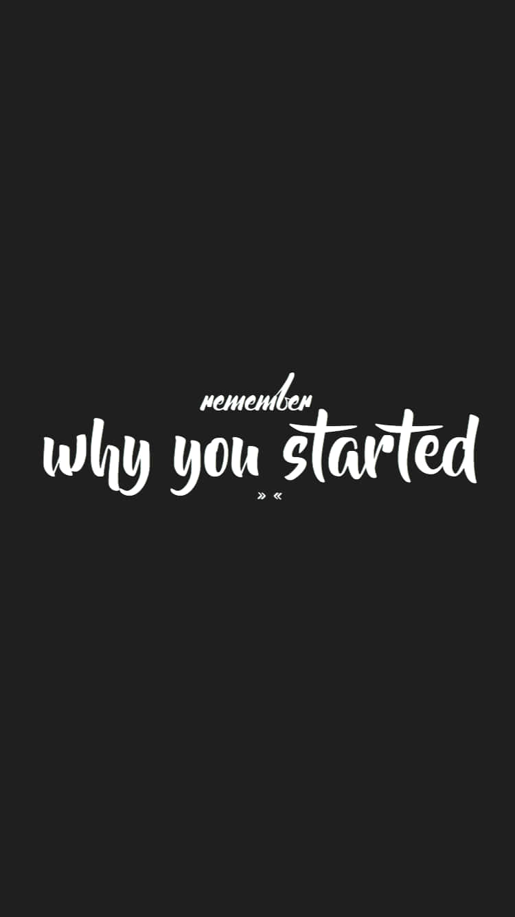 Why You Started - T-shirt By Sassy Sassy Background