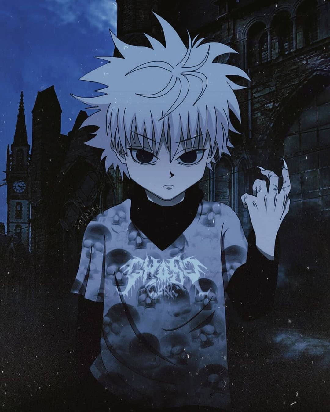 Wicked Hunter X Hunter Killua Pfp Graphic Artwork Background