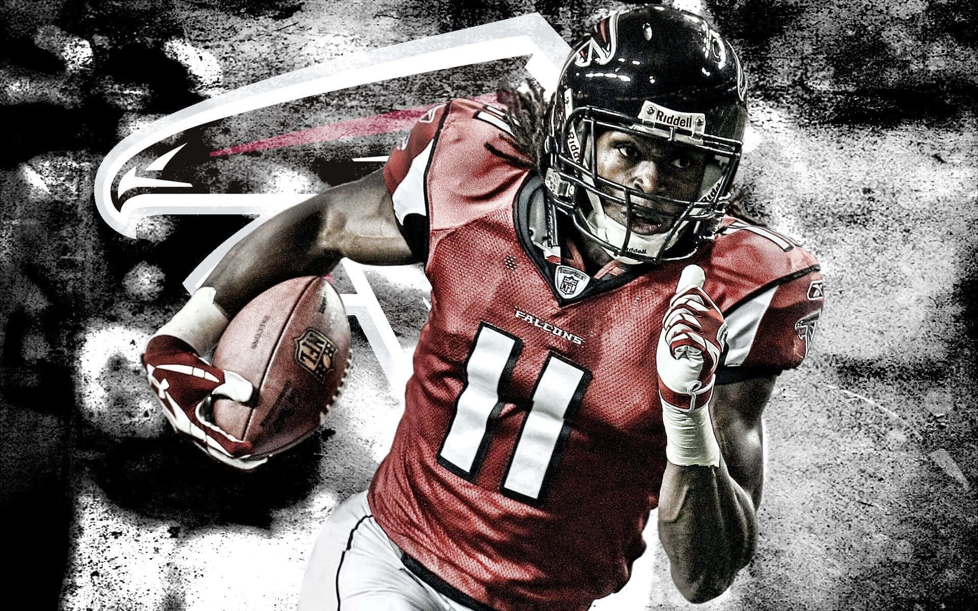 Wide Receiver Julio Jones #11 Of The Atlanta Falcons Background