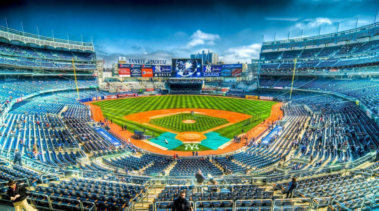 Wide View Of Yankee Stadium