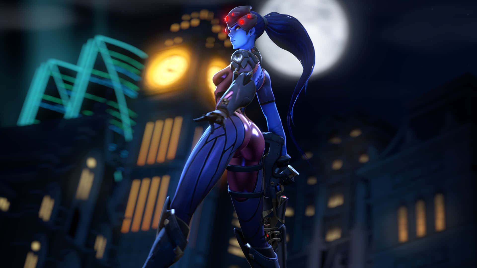 Widowmaker In Overwatch Background