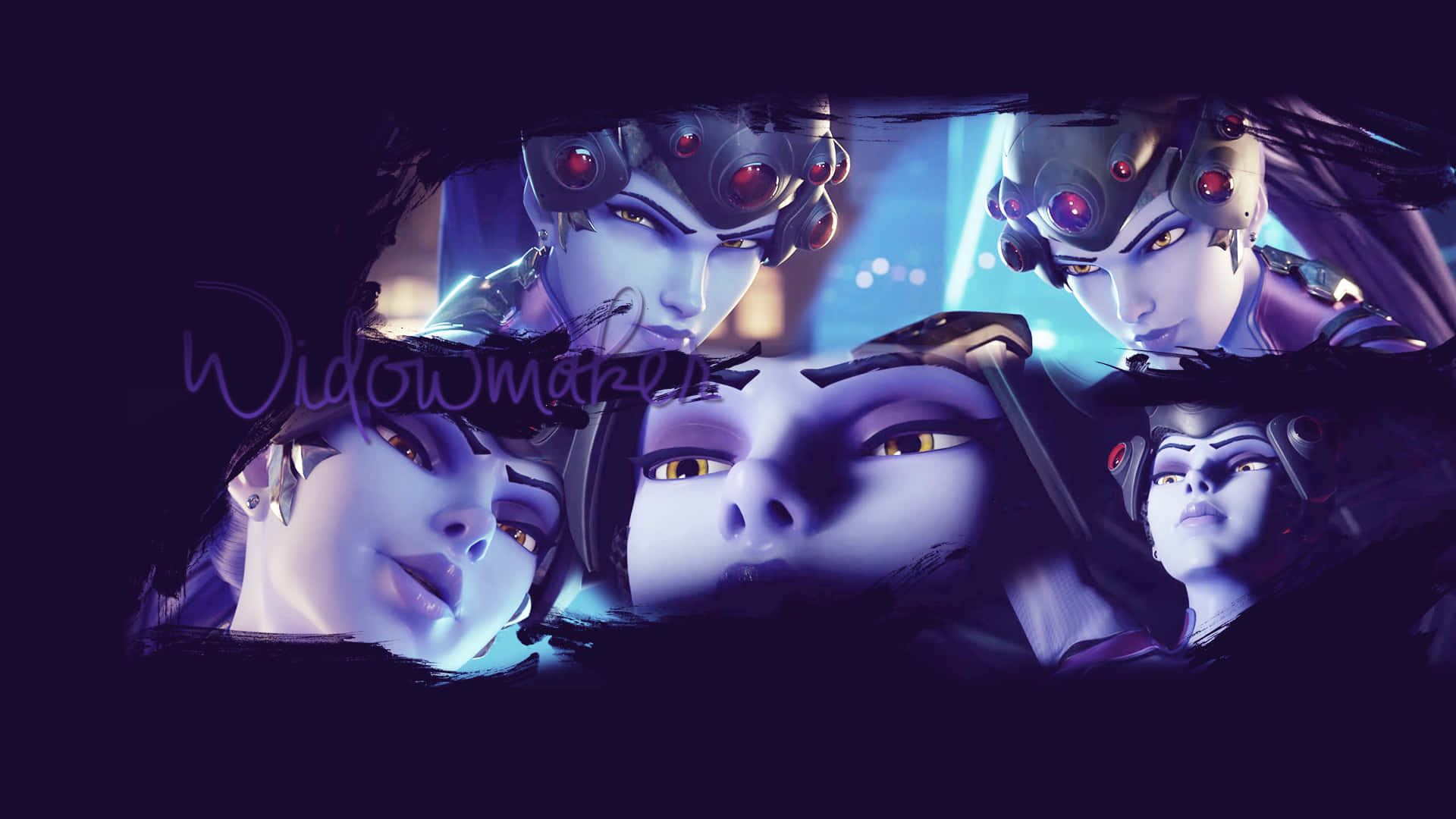 Widowmaker: Stealthy Sniper Of Overwatch Background