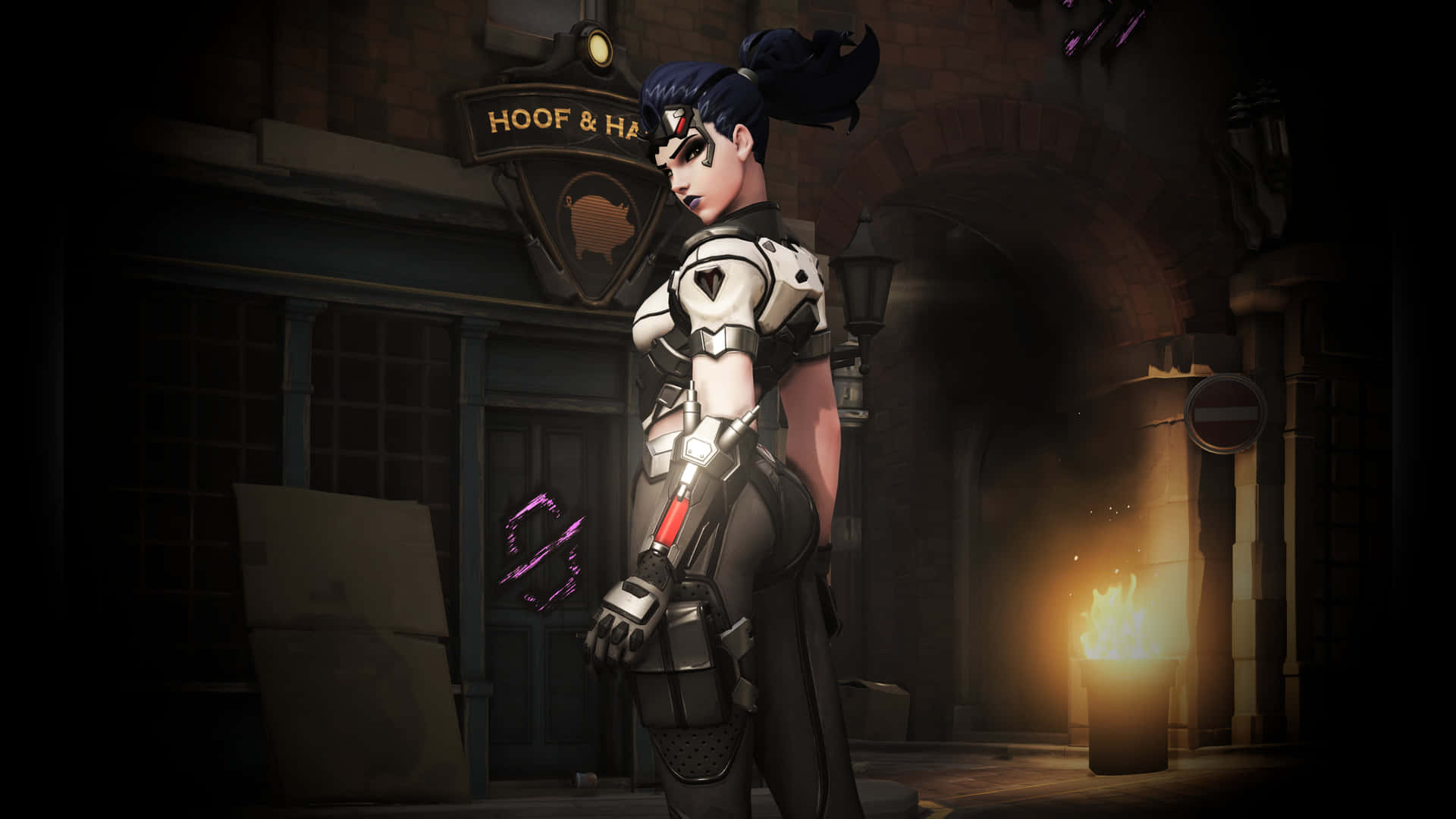 Widowmaker - The Deadly Assassin Of Overwatch Background