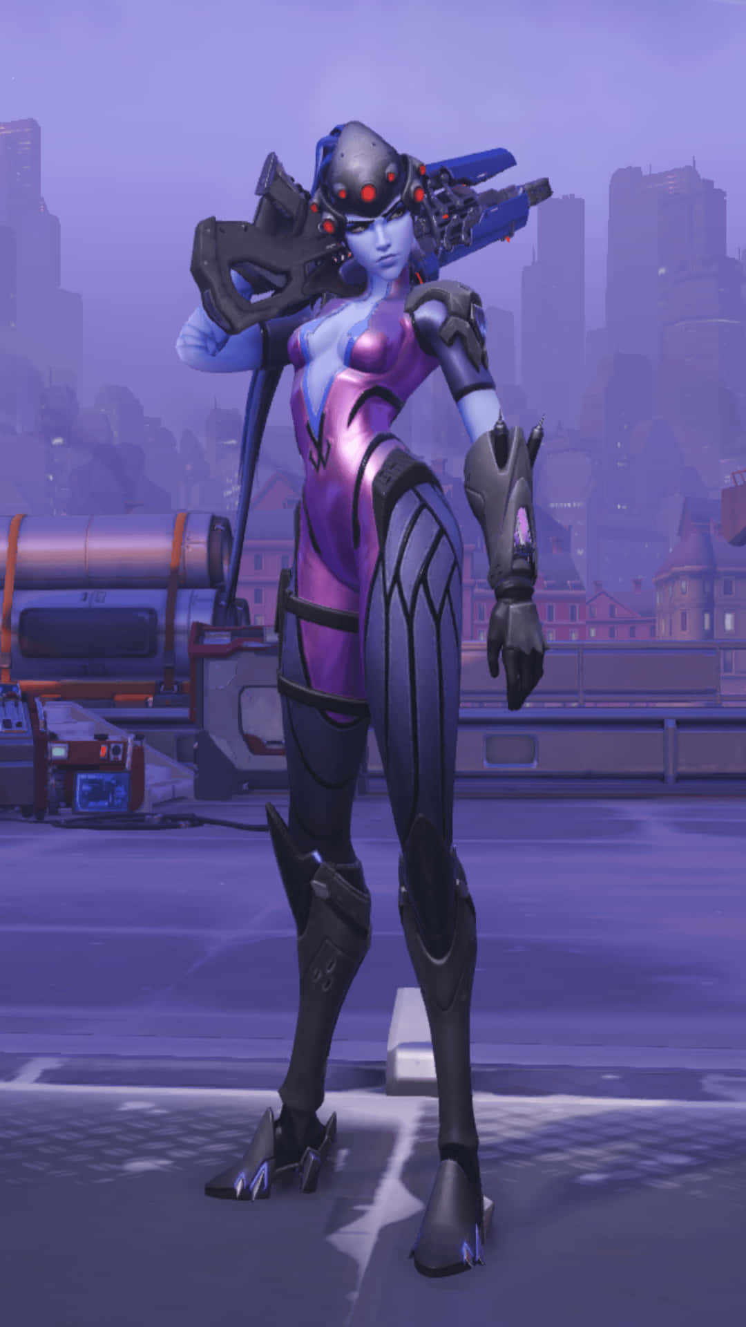 Widowmaker, The Skilled Sniper Of Overwatch Background