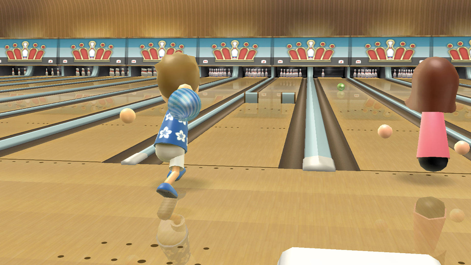 Wii Sports Resort Bowling Game Background