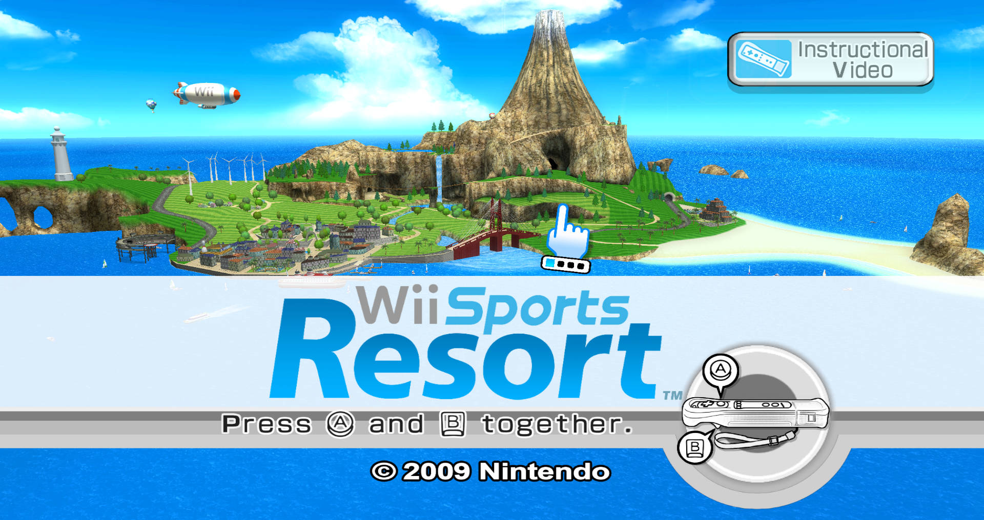 Wii Sports Resort Game Intro Background