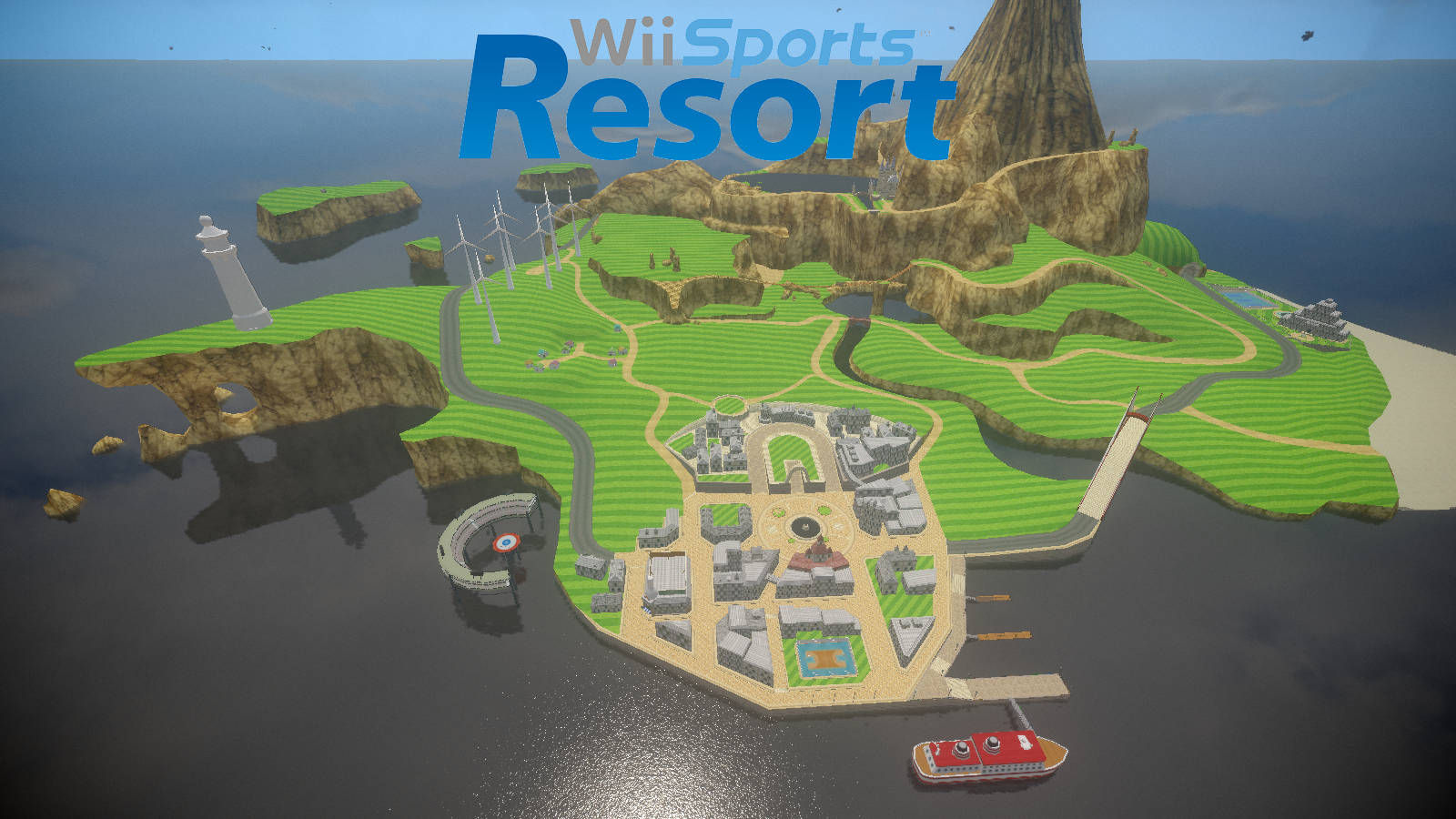 Wii Sports Resort Wuhu Island Background