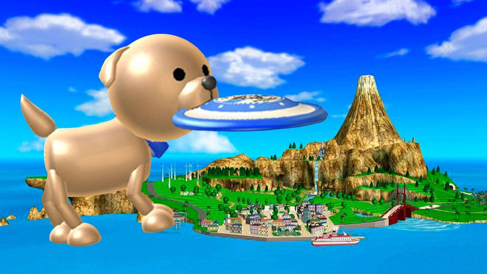 Wii Sports Resort Wuhu Island Frisbee Dog