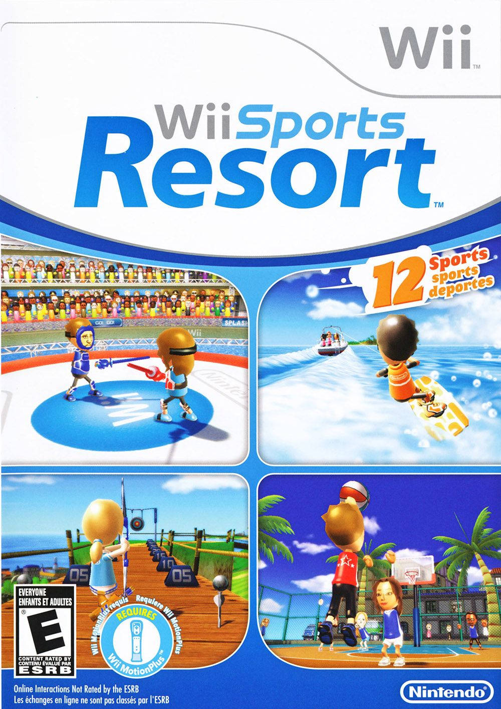 Wii Sports Resorts Game Cover