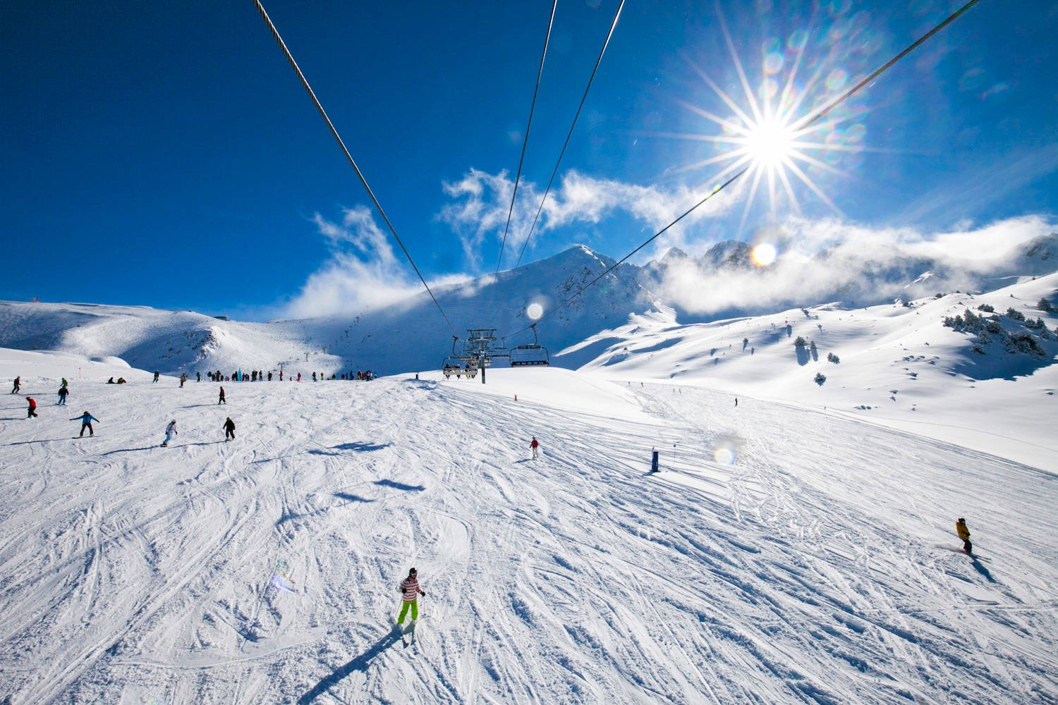 Wild Andorra Ski Background