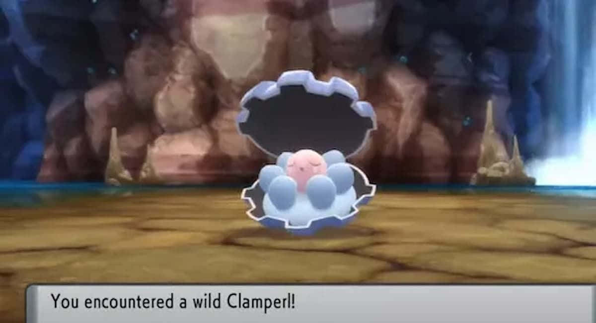 Wild Clamperl Encounter Background