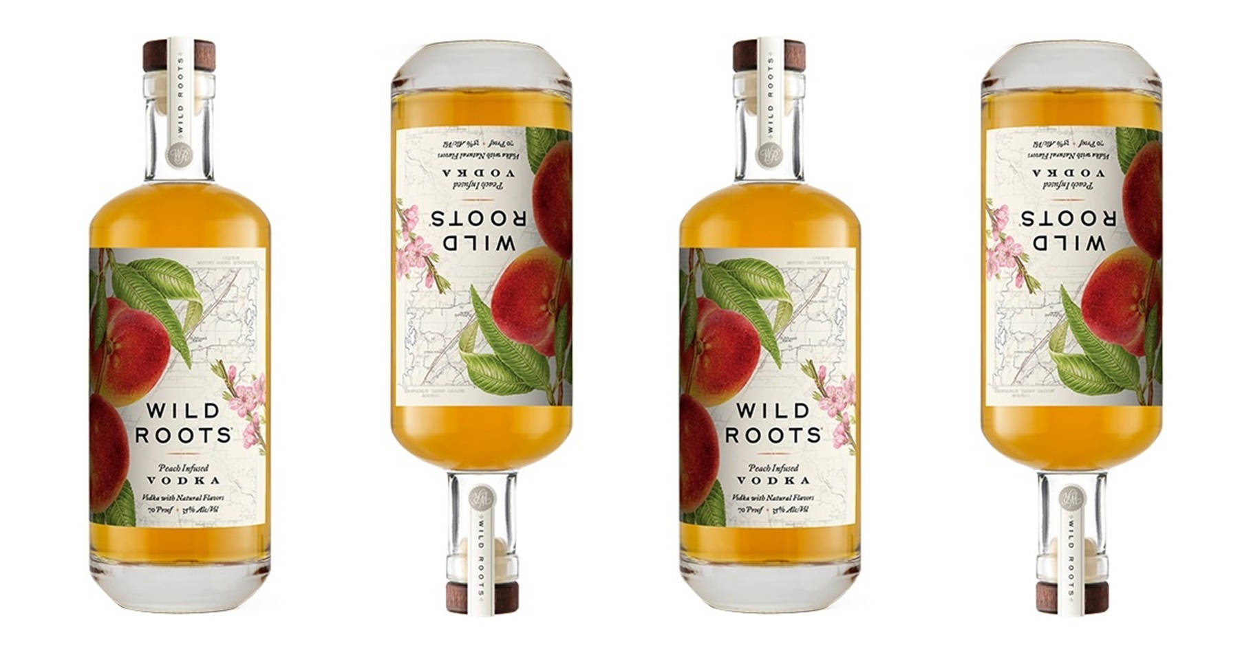 Wild Roots Peach Infused Vodka