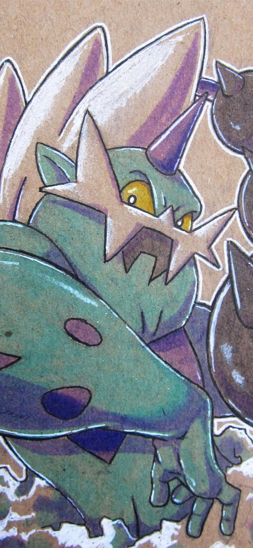 Wild Thundurus Portrait Background