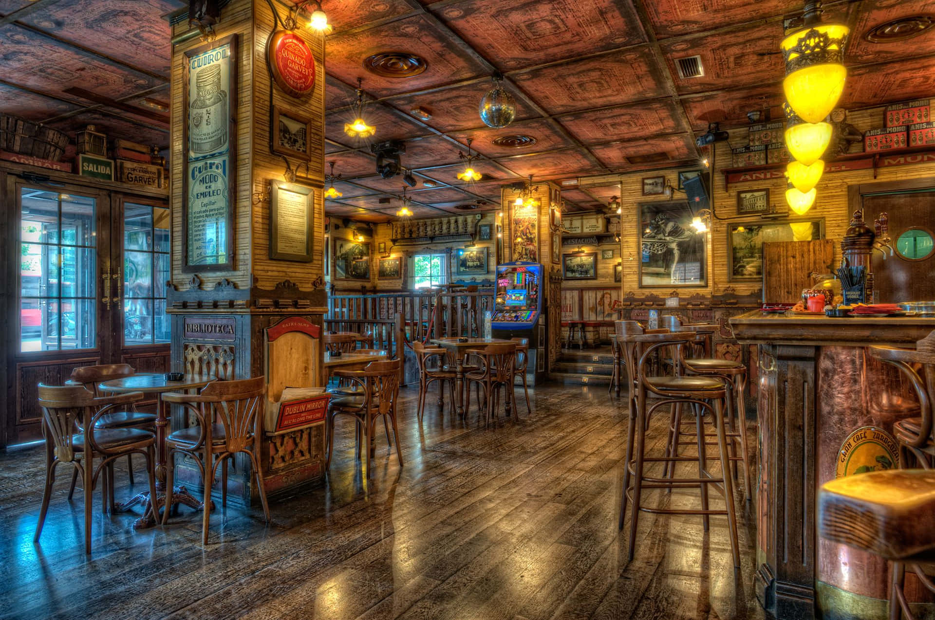 Wild West Bar Background