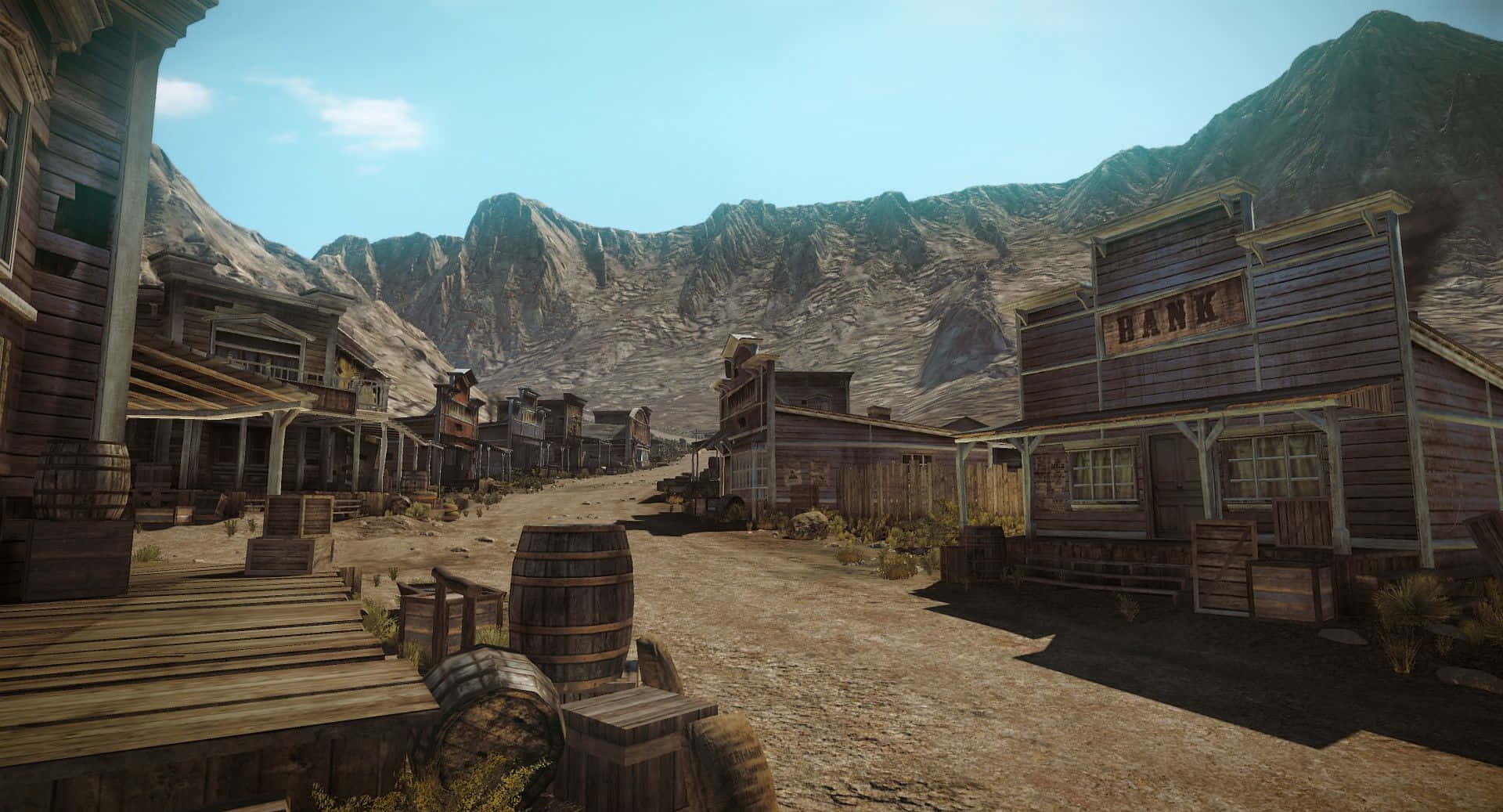 Wild West Environment Background