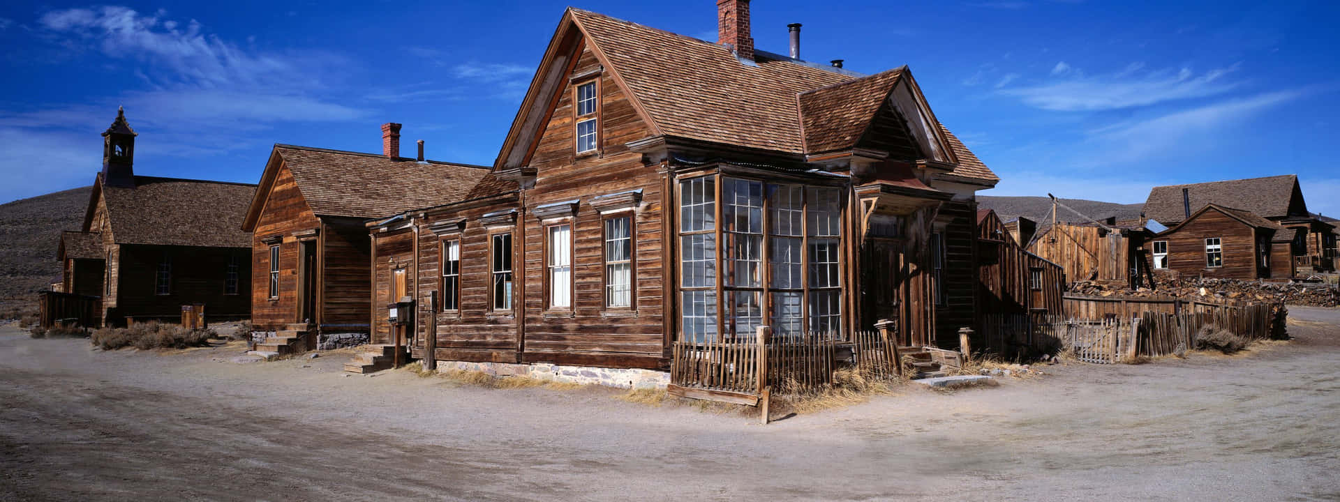 Wild West Roads Background