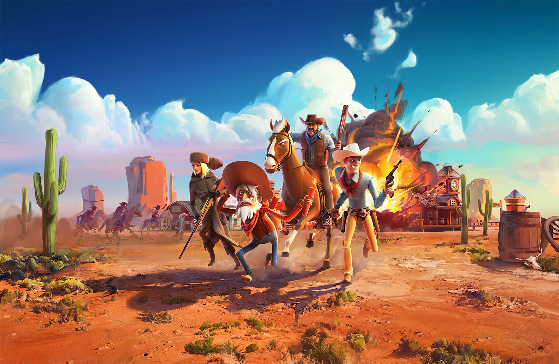 Wild West Theme Background