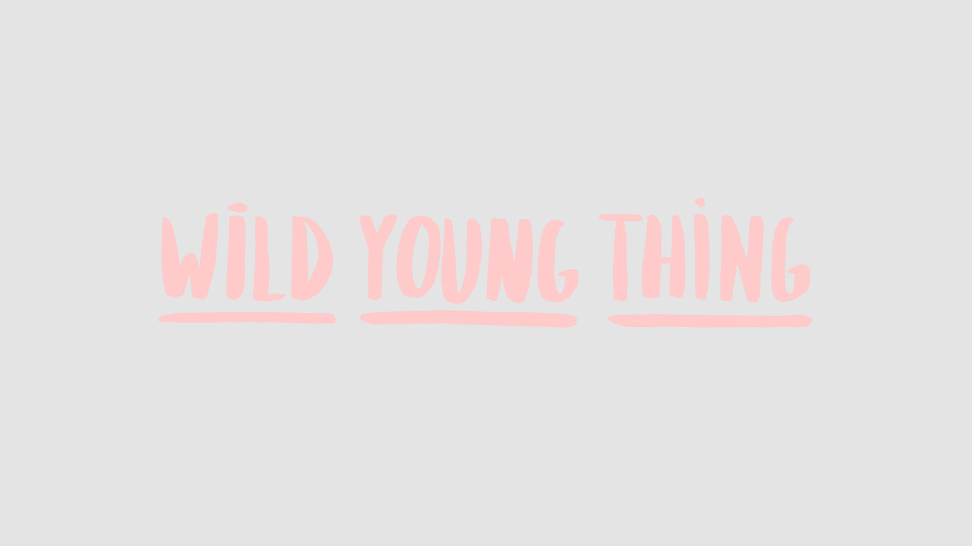Wild Young Thing Pastel Aesthetic Background